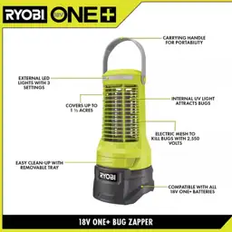 ONE+ 18-Volt Cordless Bug Zapper… — Photo 2