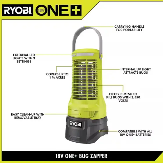 ONE+ 18-Volt Cordless Bug Zapper… — Photo 2
