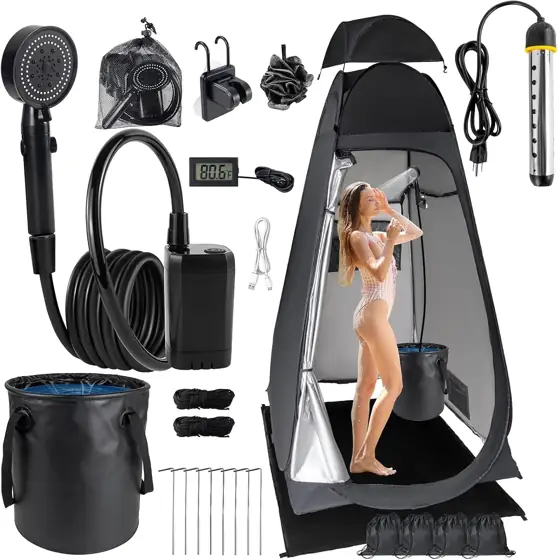 Portable Camping Shower Kit Upgraded… — Photo 1