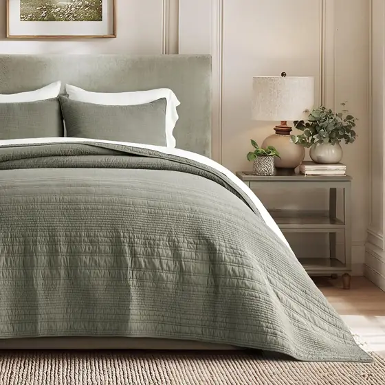 EVERGRACEHOME 100% Cotton Quilt Set… — Photo 1