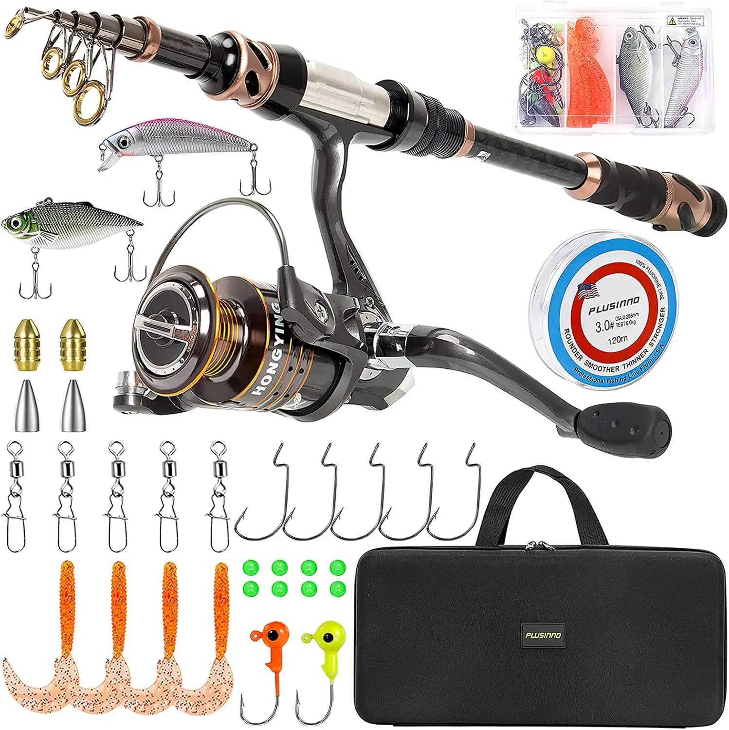 PLUSINNO Fishing Rod & Reel… — Photo 1