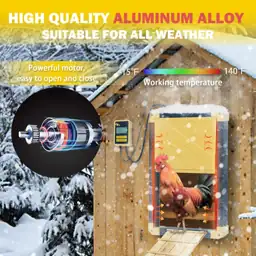 Aivituvin Solar-Powered Automatic Chicken Coop… — Photo 4