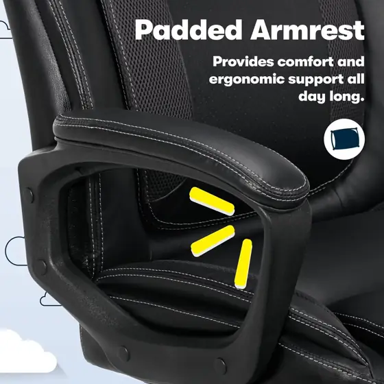 Serta Mid-Back Office Chair With… — Photo 4