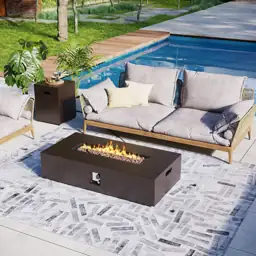 Patio Watcher 56-in W Brown… — Photo 1