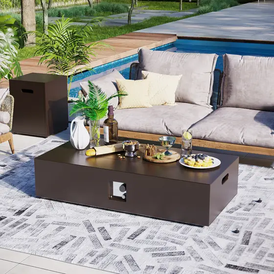 Patio Watcher 56-in W Brown… — Photo 3