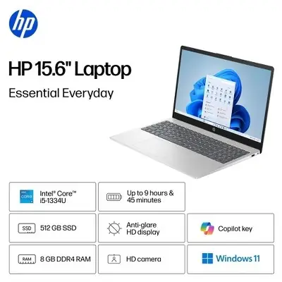 HP 15.6" HD Laptop, Intel… — Photo 4