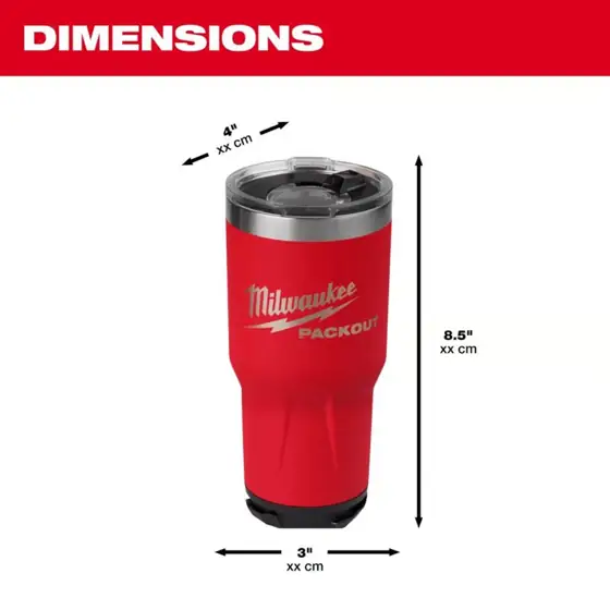 Milwaukee Packout 30 oz Red… — Photo 3