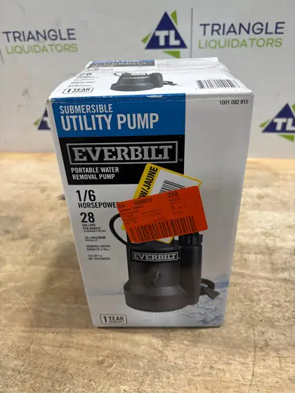 Everbilt 1/6 HP Plastic Submersible… — Photo 5
