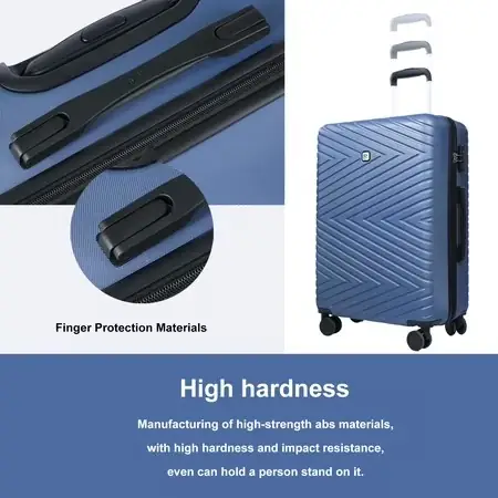 Travelhouse 4-Piece Hardshell Luggage Set,… — Photo 2