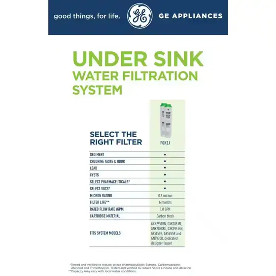 GE Under Sink Dual Stage… — Photo 4