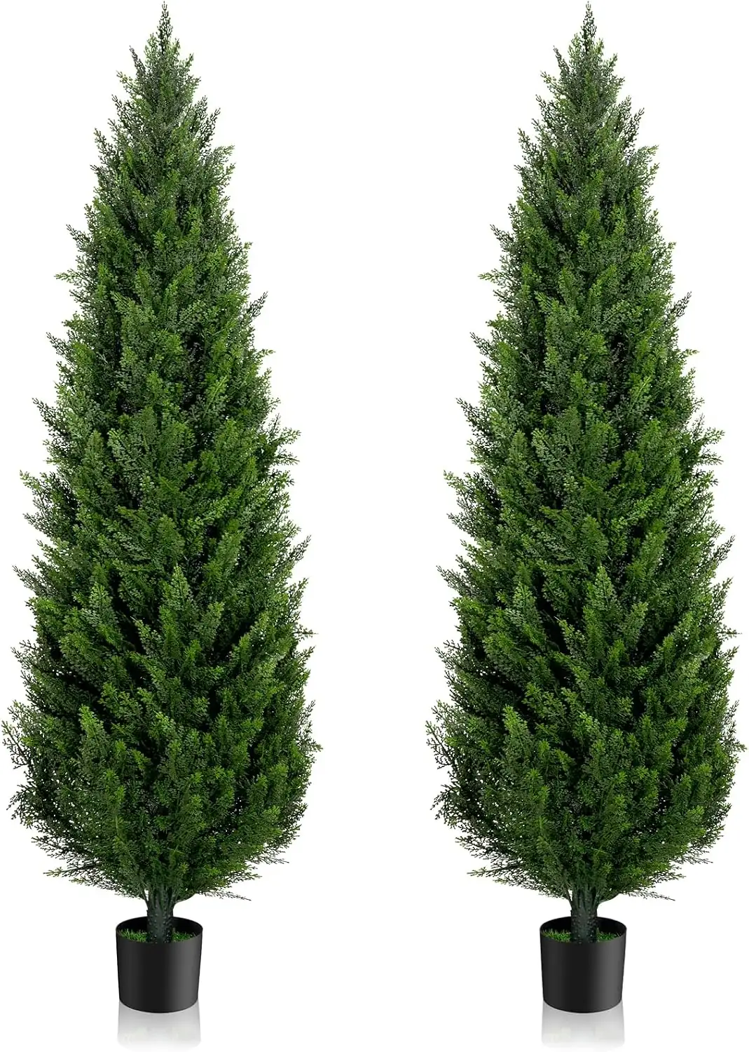 AOKIIE 6FT Artificial Cedar Topiary… — Photo 1
