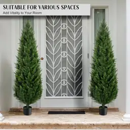 AOKIIE 6FT Artificial Cedar Topiary… — Photo 3