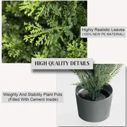 AOKIIE 6FT Artificial Cedar Topiary… — Photo 4