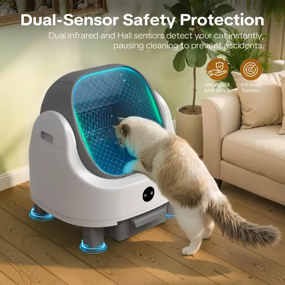 OROLEY Automatic Self-Cleaning Cat Litter… — Photo 4