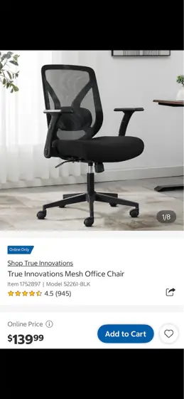 Office mesh chair — Photo 1