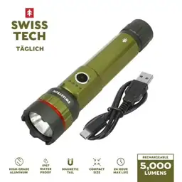 Swiss Tech 5000 Lumen Rechargeable… — Photo 1