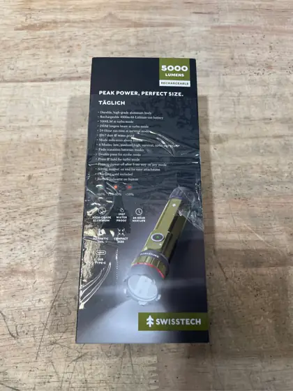 Swiss Tech 5000 Lumen Rechargeable… — Photo 5