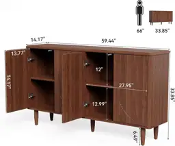 LITTLE TREE 59-Inch Buffet Cabinet… — Photo 3