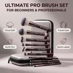 Professional Makeup Brush Set with… — Photo 2