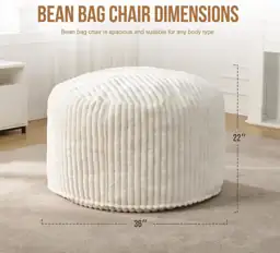Hobestluk Adult Bean Bag Chair… — Photo 2