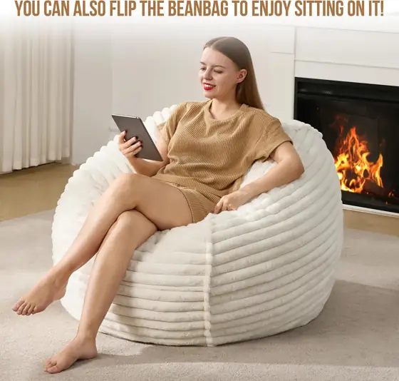 Hobestluk Adult Bean Bag Chair… — Photo 3