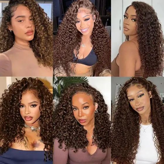 Brown Burmese Curly Human Hair… — Photo 2