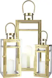 TRIROCKS Gold Stainless Lantern Set… — Photo 3