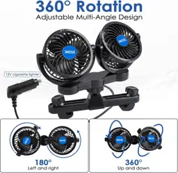 XOOL Electric Car Fan for… — Photo 3