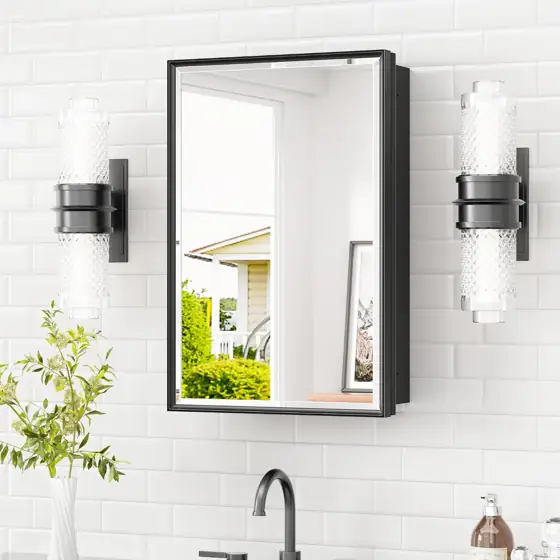 TETOTE Medicine Cabinet Mirror 16x24… — Photo 1