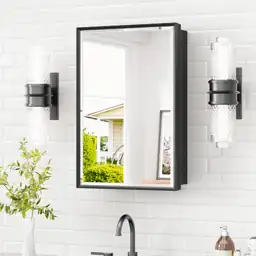 TETOTE Medicine Cabinet Mirror 16x24… — Photo 1