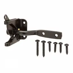 Black Stainless Steel Gate Latch — Photo 1