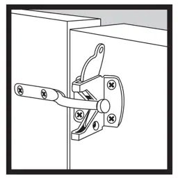 Black Stainless Steel Gate Latch — Photo 3