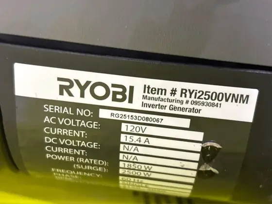 2500-Watt Recoil Start Gas Powered… — Photo 8