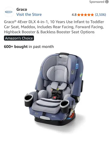 Graco 4Ever DLX 4-in-1, 10… — Photo 1