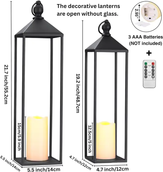 Perfnique Lanterns, Set of 2… — Photo 2