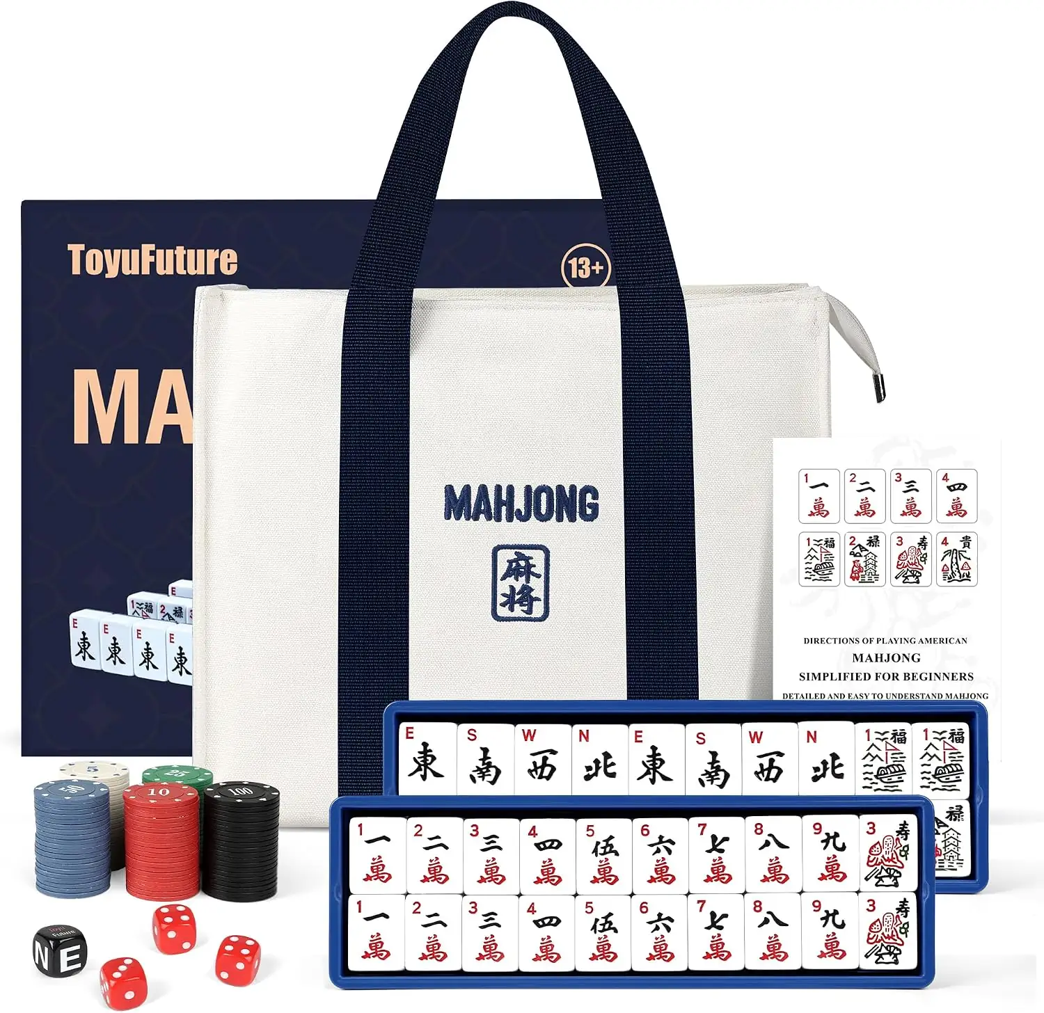 Upgraded American Mahjong Tile Set,… — Photo 1