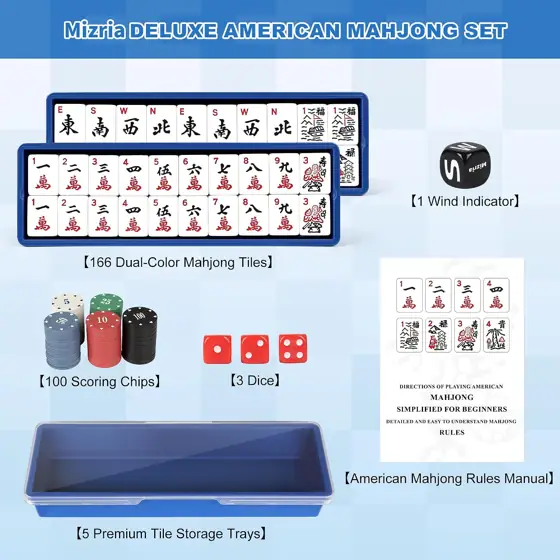 Upgraded American Mahjong Tile Set,… — Photo 3