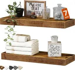 QEEIG Bathroom Floating Shelves for… — Photo 1