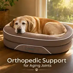 Orthopedic Dog Bed with Calming… — Photo 3