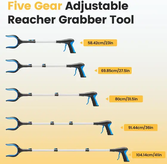 Telescopic Grabber Reacher Tool, 5-Level… — Photo 2
