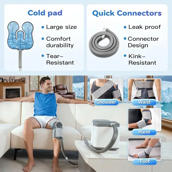 Cold Therapy Machine, Silent Brushless… — Photo 3