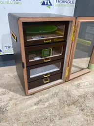 200-Count Ebony Cigar Humidor Cabinet… — Photo 7