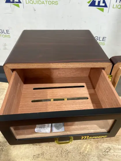 200-Count Ebony Cigar Humidor Cabinet… — Photo 8