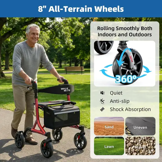 WALK MATE Rollator Walker for… — Photo 3