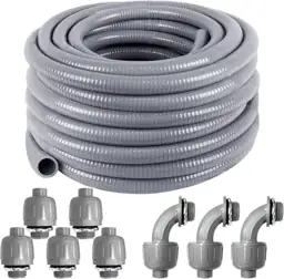 1inch 50ft Electrical Conduit Kit,Liquid-Tight… — Photo 1