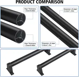 Industrial Stair Railing: Metal Handrails… — Photo 3
