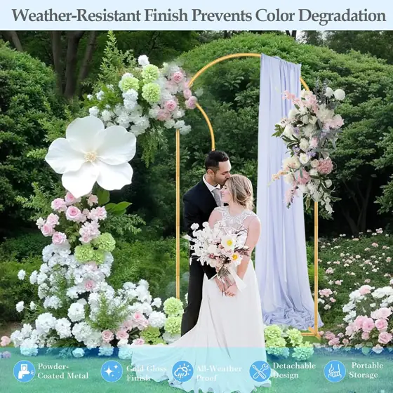 7.2FT 6FT Arch Backdrop Stand,… — Photo 3