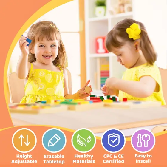 FUNLIO Kids Table & 2… — Photo 2