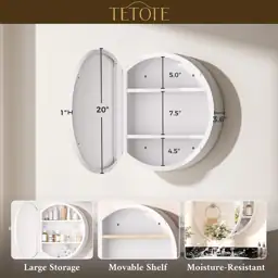 TETOTE 20x20 Inch Medicine Cabinet… — Photo 2