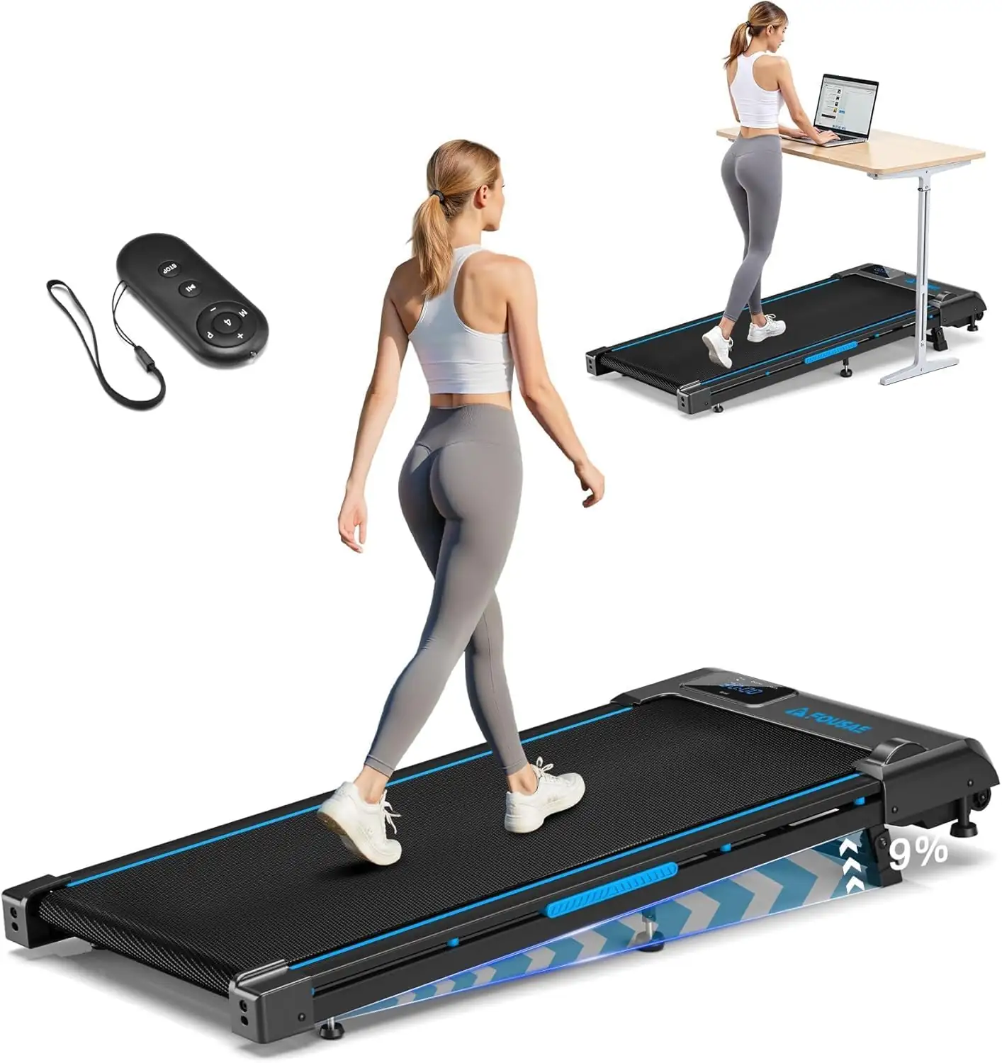 Walking Pad Treadmill, 6.2 MPH… — Photo 1
